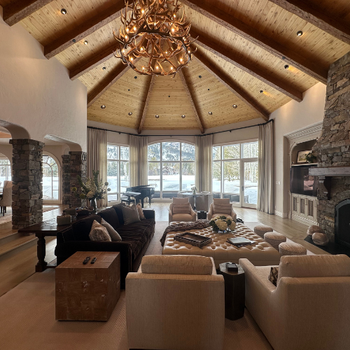 Grand Teton Window Treatments in Lving room Grand Teton Window Treatments in Lving room